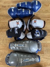 Lot Of Youth Knee And Elbow Pads For Ice Hockey