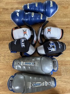 Lot Of Youth Knee And Elbow Pads For Ice Hockey