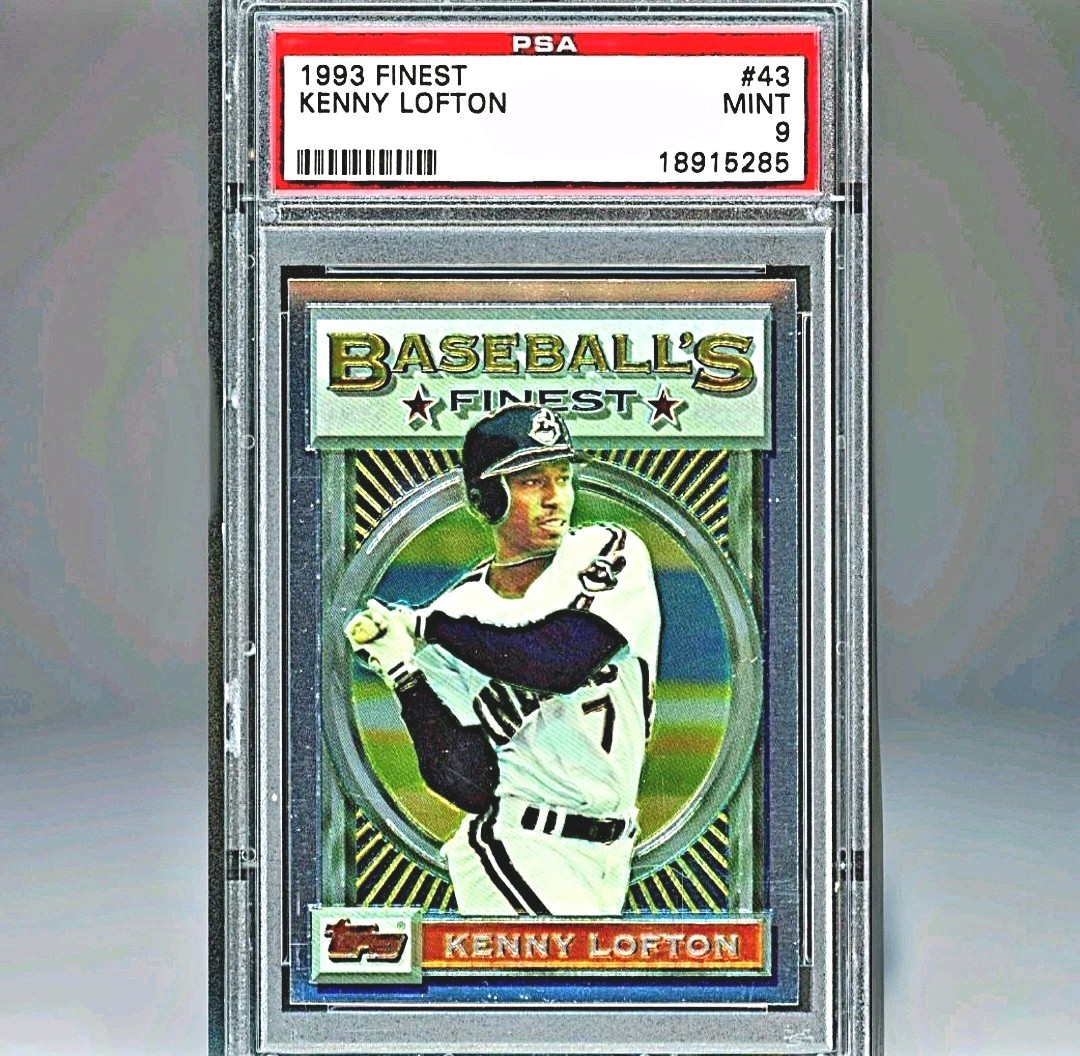 1993 Topps Finest - Kenny Lofton #43 PSA 9