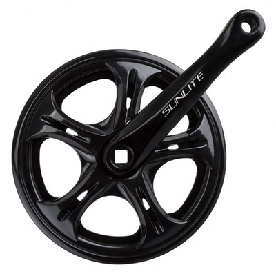 Sunlite Big City Single Speed Crank 170x52 118mm JIS Square Taper Black