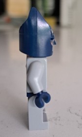 Lego Batman 7786 & 7787 BATMAN MINIFIGURE bat022 Light bluish grey, blue mask