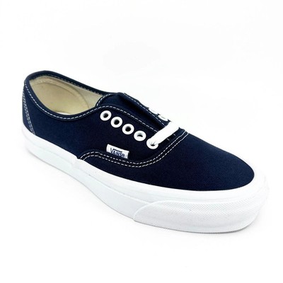 Vans Vault OG Authentic LX (Canvas) Navy Blue White Womens Casual