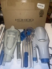 KOKIDO XTROVAC  Unused 110 Missing Bag Handheld SWIMMING Pool Vacuum Used 210 Z