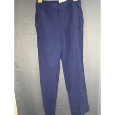 A New Day Womens Navy Blue High Rise Straight Leg Trousers Size 6 Regular NEW