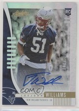 2019 Panini Absolute Rookie Spectrum Signatures 84/100 Joejuan Williams Auto 9su