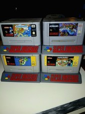 Super Nintendo  Lot De 4 Supports VIDE  Présentoirs Rangement Pour 24 JEUX SNES