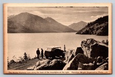 Vintage Alaska Highway Postcard - Scenic Lake & Mountains - P.E.D. Toronto