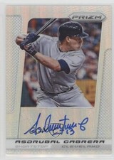 2013 Panini Prizm Auto Silver Prizm 7/25 Asdrubal Cabrera #AC Auto 0c6