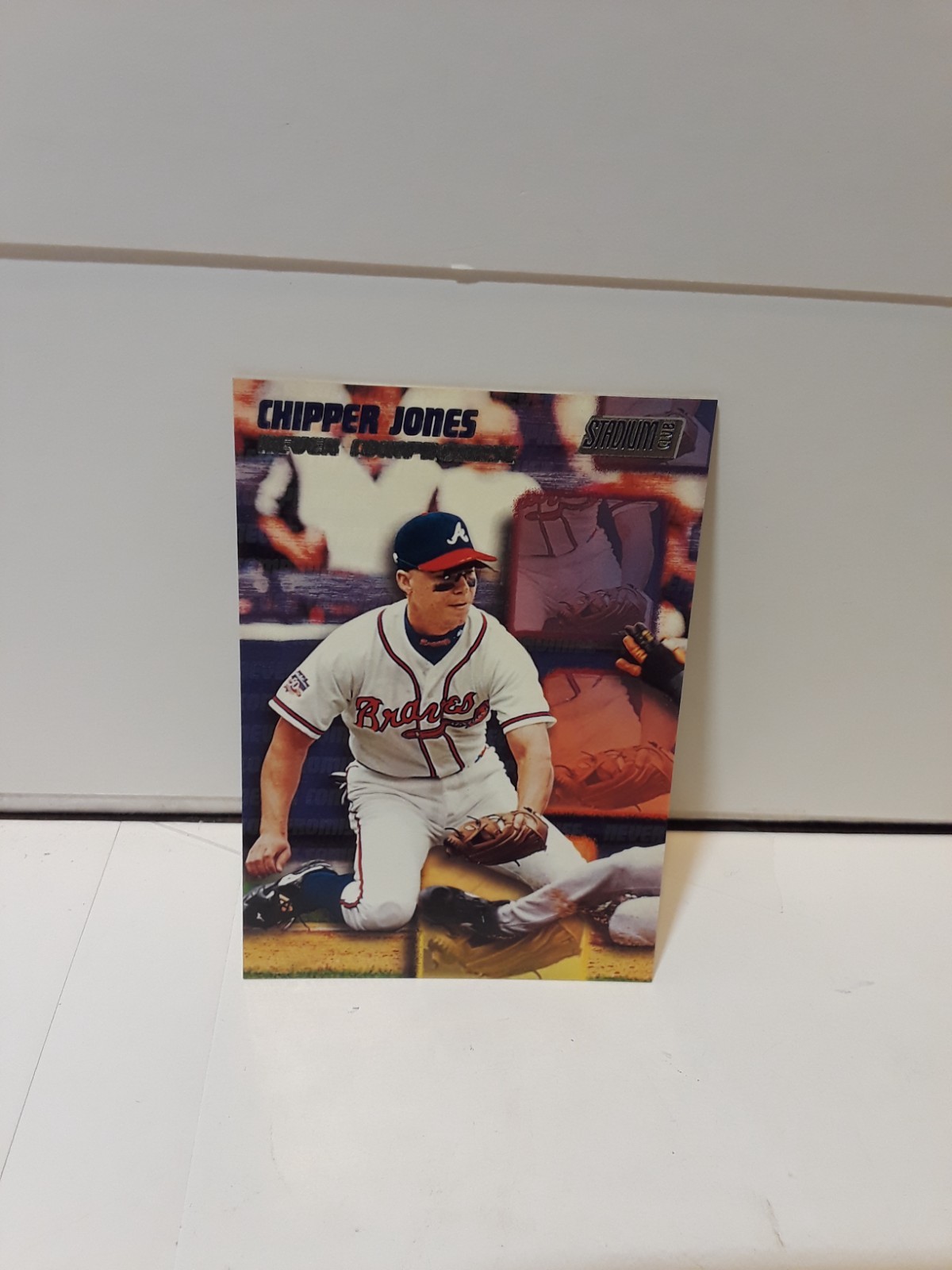 1998 Topps Stadium Club Never Compromise Chipper Jones Atlanta Braves