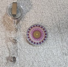 Clip On Retractable Reel ID Name Badge Holder Design 4