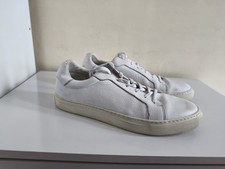 Garment Project scarpe casual stringate in pelle bianca EU 44/ UK9,5