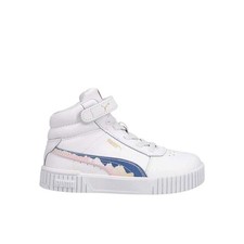 PUMA Carina 2.0 Mid Colorblock Ac Slip On Toddler Girls White Sneakers Casual S