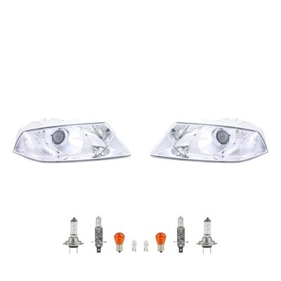 Scheinwerfer Set Halogen kompatibel zu Skoda Octavia 1Z 04-08 Leuchtmittel Li Re