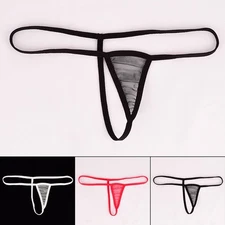 Women's YBack String GString Thong Sexy Mesh Sheer Panties Underwear Lingerie