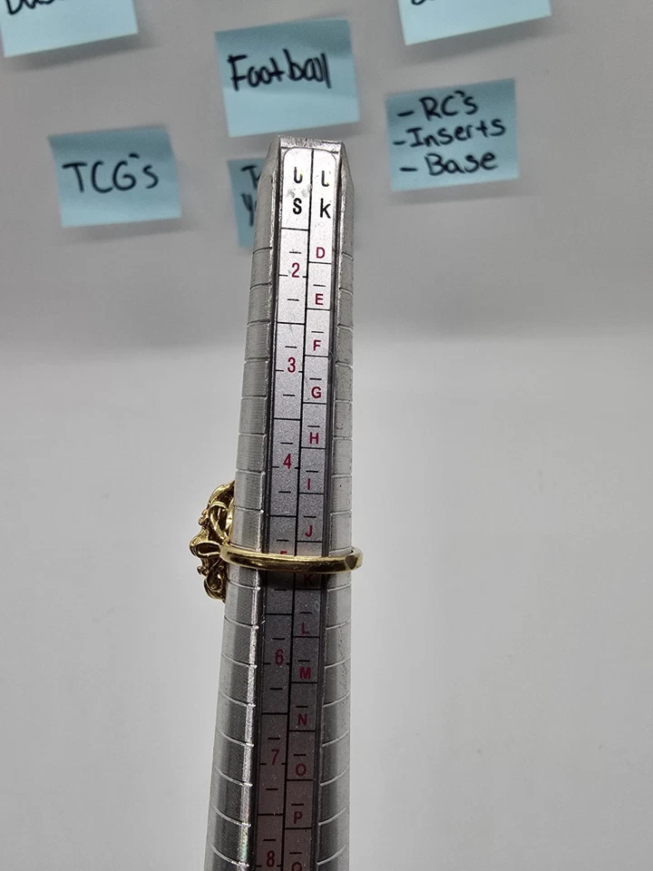 18kt Gold Vintage Jade Ring - Image 4 of 4