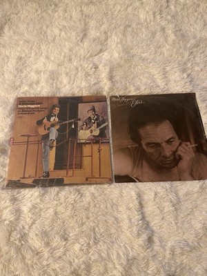 Merle Haggard Vinyl Lot 2 LP Same Train Different Time Farewell to Elvis