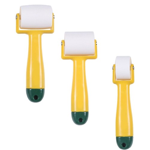 Rouleau De Soudure Silicone Pour Membranes PVC/TPO/EPDM - Double Roulement, Poignée Bois, Résiste à 260°C