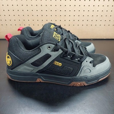 DVS Men's 10.5 Comanche Black Gray Gold DVF00000029 Skate Shoes