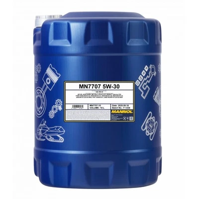 Mannol 7707 Formula Fr SAE 5W-30 Huile , Api Sn, Acea A5/B5, 10 Litre - Photo 1/3