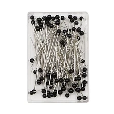Black Sewing Pins, Straight Head Pins, Ball Glass Head Pins Straight Quilting...