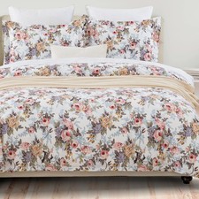 DAUAOTO Full Size 82"X86" Duvet Cover Set, 100 Cotton Printed Bedding Bedlin...