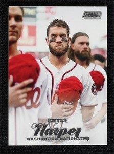 2017 Topps Stadium Club Image Variation SP (Anthem) Bryce Harper #39