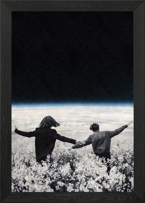 Lets go and feel free Framed Wall Art Poster Canvas Print Picture
