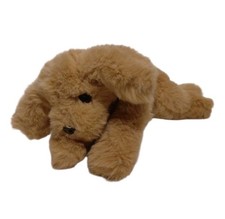 Vintage Gund Muttsy 10" Stuffed Animal Plush Suede Paws Tan 1985