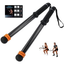 2PCS Adjustable Weighted Ropeless Battle Ropes, Heavy Duty Cordless Battle Rope