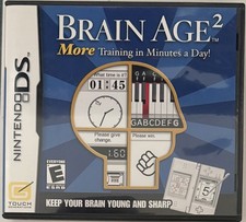 Brain Age 2: More Training In Minutes A Day - Nintendo DS rated E