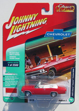 JOHNNY LIGHTNING CLASSIC GOLD 1965 CHEVY IMPALA SS CONVERTIBLE 1/2,500