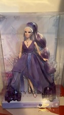 Signature Barbie Crystal Fantasy Collection AMETHYST Doll LONG Purple Hair! NRFB