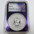 1940 P NGC MS66 Trader Bea - Silver Mercury Dime 10c US Coin #58538B