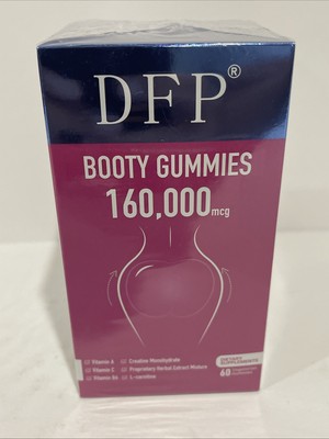 2 X Booty Gummies Enhanced Supplement with Multivitamins - 60 Gummies- Exp 4/26