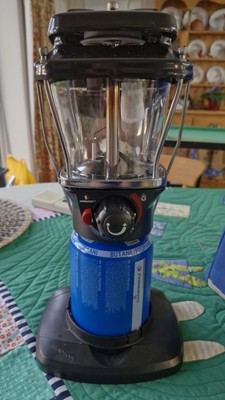 Coleman Camping Gaz Stellia Laterne, Doppelbrenner, ausziehbarer Sockel, Tragetasche