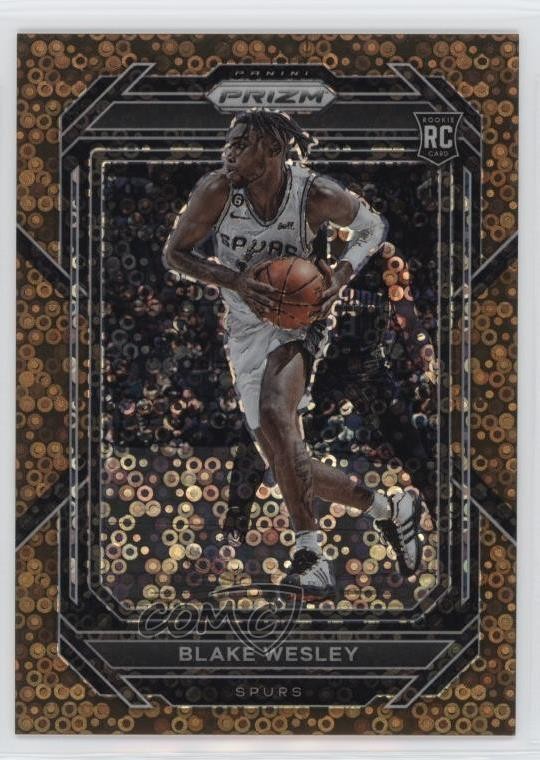 2022-23 Panini Prizm Fast Break Bronze Prizm 14/20 Blake Wesley #264 19fe