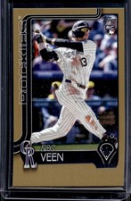 2025 Topps Update Zac Veen RC Gold Border Rookie #/2025 Rockies