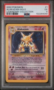Pokemon Alakazam 1/110 Legendary Collection Holo Rare PSA 5