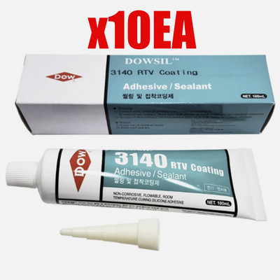 10ea Dow Dowsil Adhesive Sealant 3140 RTV Clear 100ml Flowable Silicone Coating
