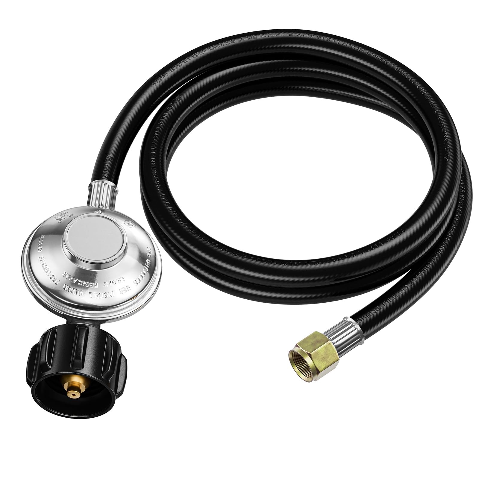 5FT Propane Hose with Regulator for Portable Propane Grill, Blackstone 28''/3...