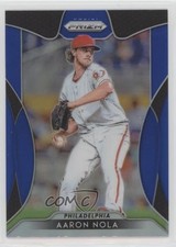2019 Panini Prizm Tier II Blue Prizm Aaron Nola #191 07rd