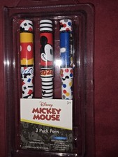 Disney Mickey Mouse 3-Pack Pens 2020 Theme VERY RARE, NEW
