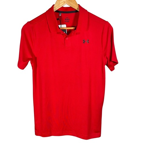 NEW Under Armour Youth Polo Shirt UPF 50 HeatGear Athletic Training Top YLG