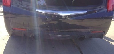 2013 2018 Cadillac ATS Rear Bumper Dual Exhaust w/Park Assist Cover Assembly