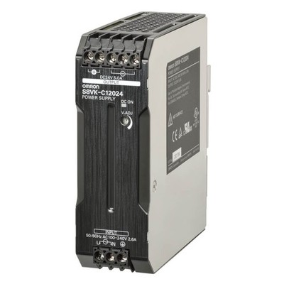 Omron S8VK-C12024 - 24V 5A 120W DIN Rail Switching Power Supply