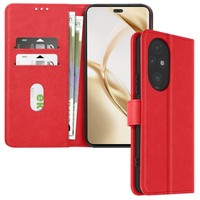 Avizar, Kunstlederetui Mit Standfunktion Honor 200 Pro, Rot