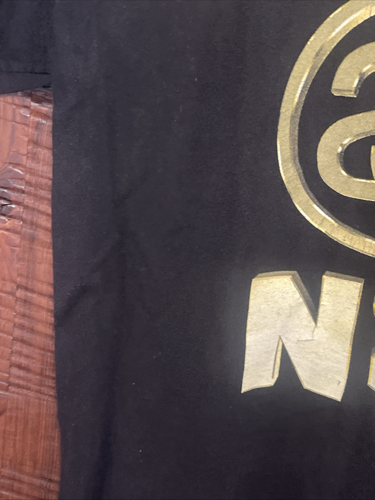 Stussy No. 4 Gold Tee #1903585 Black Unisex Size Medium - Limited! image 7