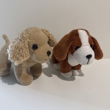 Our Generation LOT 2 Plush Pets for 18 Dolls Cocker Spaniel Beagle Basset