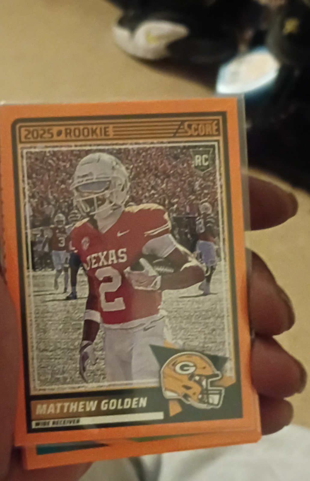 2025 Score - Rookies Matthew Golden #56 Orange (RC)