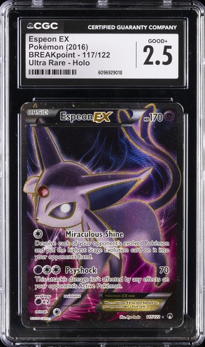 Espeon-EX graded CGC 2.5 for sale on eBay